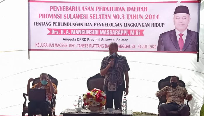 A. Mangunsidi : Lingkungan Hidup Kita Perlu Dijaga Kualitasnya