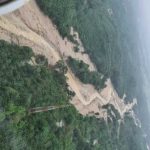Pantauan dari udara pasca banjir bandang di Luwu Utara