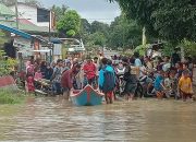 Air Sungai Meluap, 5 Rumah di Desa Paccube Tenggelam