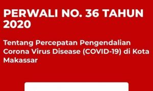 Perwali Nomor 36 Tahun 2020 Kota Makassar, Tentang Percepatan Pengendalian COVID-19, Download Gratis di Sini