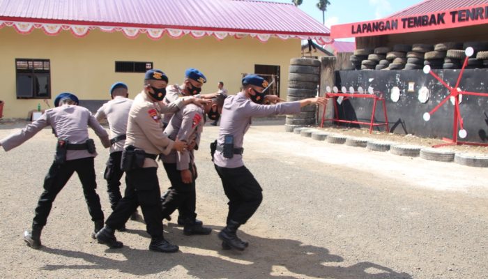 Jelang Pengamanan Pilkada Serentak, Puluhan Personil Batalyon C Pelopor Terlibat Latihan Parsial  