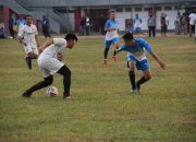 Laga Eksibisi, FC Polres Bone Menang Tipis 2-1 atas Tamunya FC Polres Pelabuhan Makassar