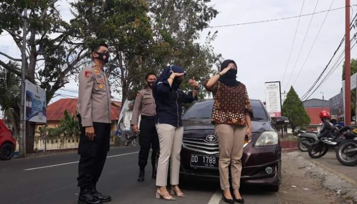 Terjaring Operasi Yustisi, Pengendara Disanksi Hormat Bendera