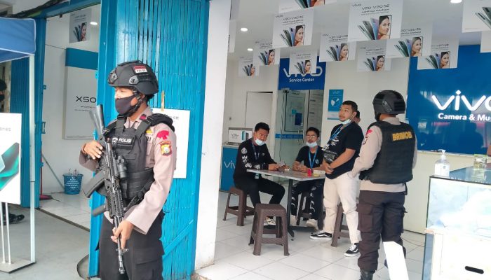 Demi Tegakkan Disiplin Prokes, Patroli Aman Nusa Yon C Pelopor Tak Kenal Libur