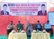 Gelar Reses Masa Sidang III Tahun 2020, A. Mangunsidi Siap Perjuangkan Aspirasi Masyarakat