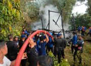 Satu Unit Rumah Panggung di Bone Ludes Dilalap Si Jago Merah
