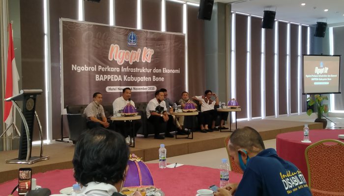Bappeda Gelar Ngopi Ki, Ketua DPRD Bone Amini Rencana Pemkab Bone Melakukan Pinjaman Rp 500 Miliar