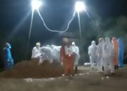 Terpapar Corona, Mantan Bupati Wajo Andi Burhanuddin di Makamkan dengan Protokol Covid-19