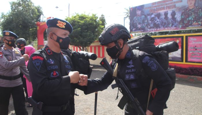 Misi Usai, 1 SSK Brimob Dipulangkan dari Yalimo Papua