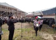 Kapolres Bone Pimpin Upacara Pemakaman Almarhum Aiptu Suharto