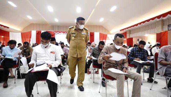 Ujian Tertulis Cakades Digelar, Bupati dan Wabup Bone Pantau Langsung