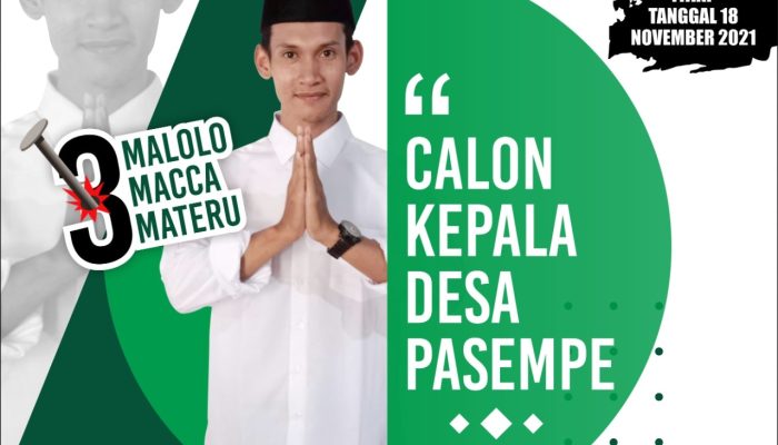 Pahrian, Cakades Pasempe Nomor Urut 3, Malolo, Macca, Materu