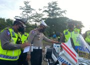Hadapi Nataru, Kasat Lantas AKP Mustari Cek Randis Personil