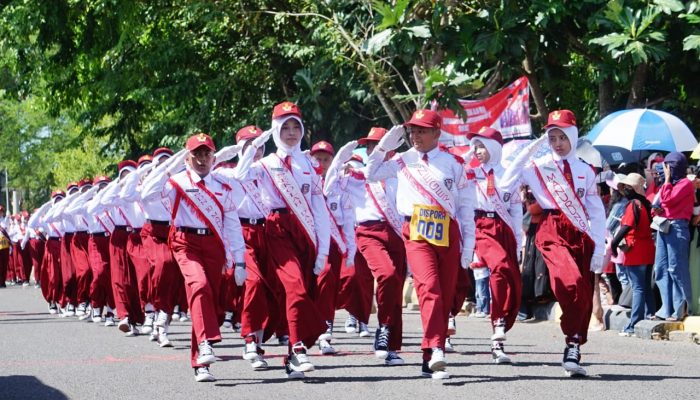 Gerak Jalan Indah Perayaan HUT RI ke-78 Berlangsung Meriah