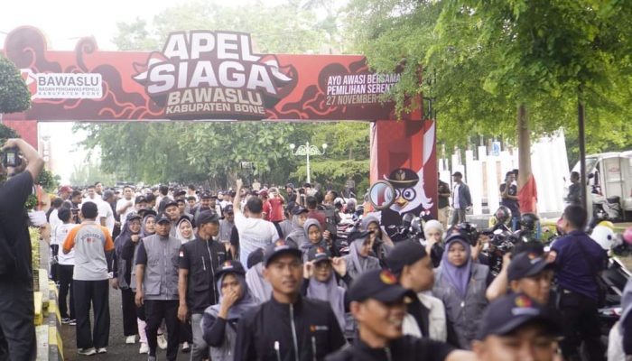 Bawaslu Bone Gelar Apel Siaga Pengawasan Jelang Pilkada Serentak 2024