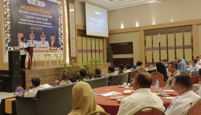 Buka Musrenbang RPJMD Bone, Bupati Bone Tegaskan Akan Prioritaskan Aspirasi Rakyat
