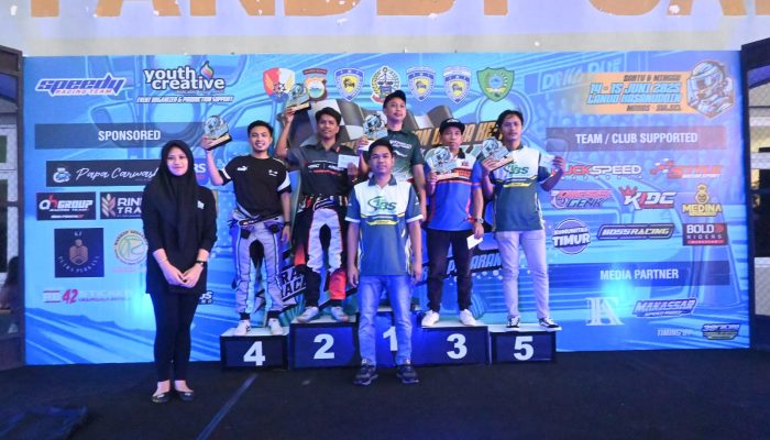 Dua Pembalap Asal Bone Naik Podium di Kejurprov Drag Race T’bangka Gass