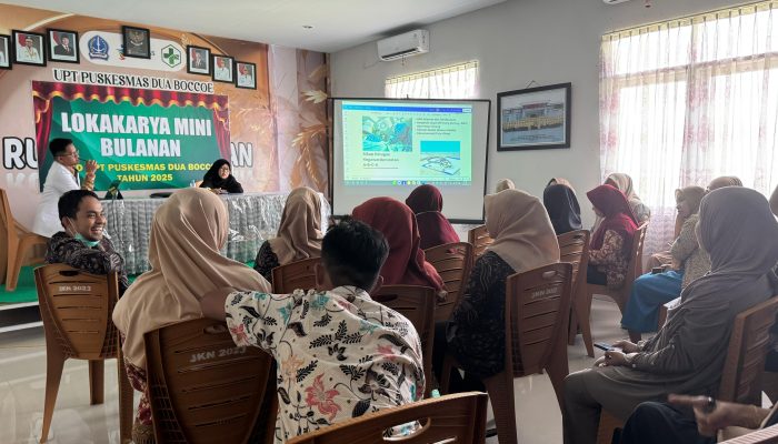 UPT Puskesmas Dua Boccoe Gelar Loka Karya Mini, Bahas Rencana Rawat Inap 24 Jam