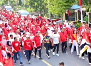 Bupati Bone Pimpin Jalan Sehat Roadshow Kemerdekaan di Lapri