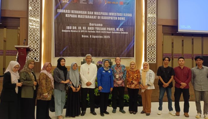 Gandeng OJK, AYP Ingatkan Warga Bone Waspada Investasi Bodong dan Pinjol