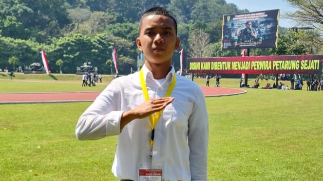 Fachril Ridwan, Lulusan Kelas Unggulan MTsN 1 Bone Lolos Akademi Angkatan Udara