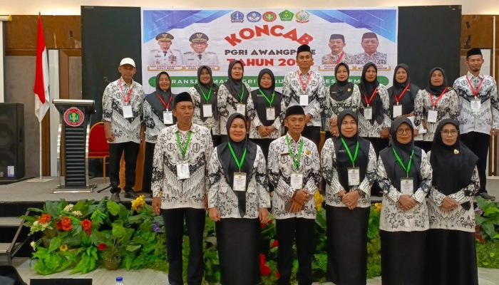 Konferensi PGRI Awangpone 2025: Nurlina Terpilih Aklamasi Sebagai Ketua Baru