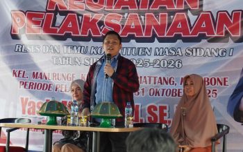 Reses di Bone, Legislator Sulsel Yasir Machmud Puji Program MBG Prabowo Subianto