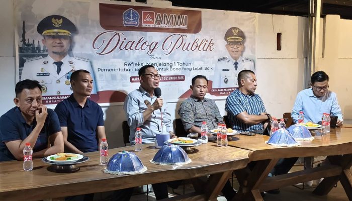 Dialog Akhir Tahun AMWI, Wabup Bone Tegaskan Pemerintahan BerAmal Terbuka dan Tak Anti Kritik