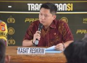 Press Release Akhir Tahun Polres Bone, Kasus Pencurian Paling Menonjol