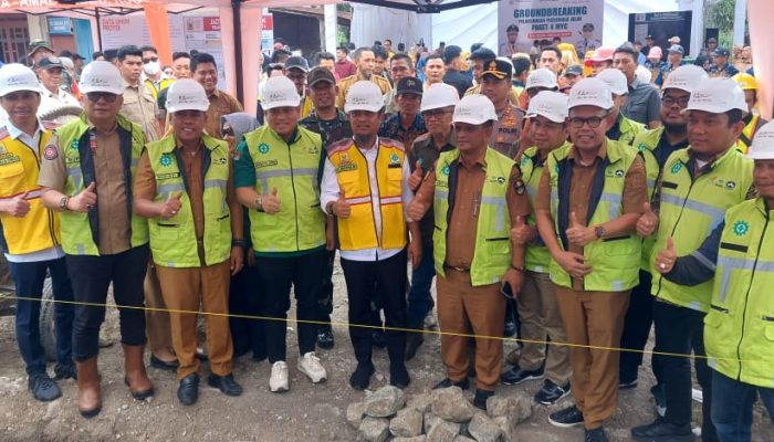 Gubernur Sulsel Groundbreaking Preservasi Jalan MYC 286 Kilometer, Wajo Terima Ruas Terpanjang
