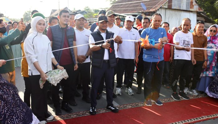Bupati Bone Andi Asman Sulaiman Resmikan Jalan Panyula–Toro–Cellu, Anggaran Capai Rp 15 Miliar