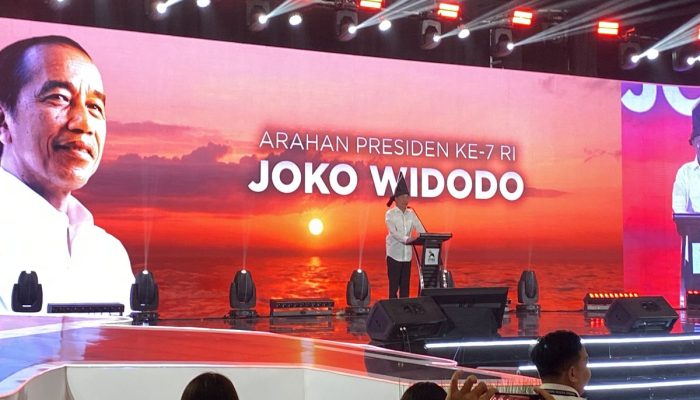 Hadir di Rakernas, Jokowi Tegaskan Siap Turun hingga Kecamatan Menangkan PSI di Pemilu 2029