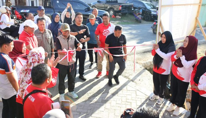 Bupati Bone Resmikan Peningkatan Jalan dan Drainase Senilai Rp13,1 Miliar