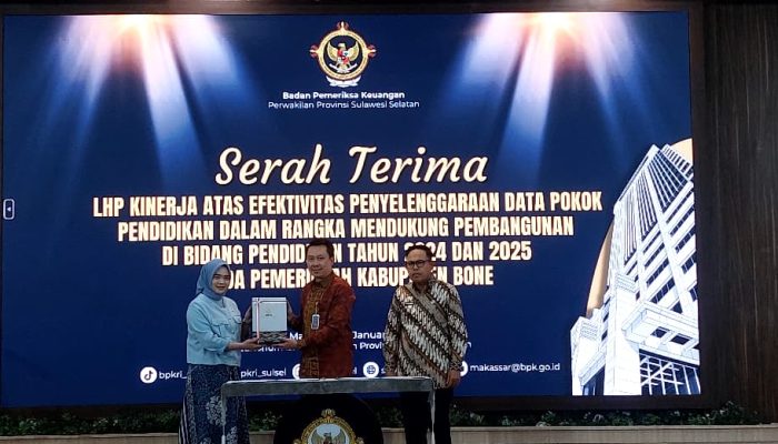 Wabup dan Ketua DPRD Bone Hadiri Penyerahan LHP BPK Semester II 2025