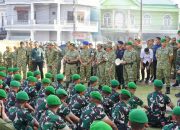 519 Prajurit Yonif TP 920/Lasalaga Resmi Tiba di Bone, Bupati AAS Sambut dengan Prosesi Adat