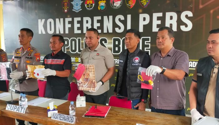 Setengah Kilogram Narkoba Jenis Sabu diamankan dari Tangan IRT di Bone