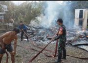 Subuh Hari, Satu Unit Rumah di Desa Walimpong Hangus Dilalap Api