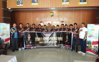 Tim E-Sport Polres Bone Bawa Misi Juara di Kapolda Cup 2026