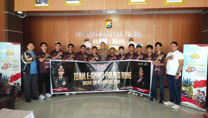 Tim E-Sport Polres Bone Bawa Misi Juara di Kapolda Cup 2026